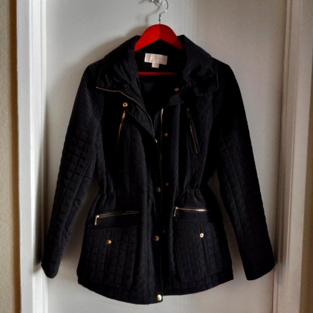 Michael Kors Black Puffer Jacket NWOT